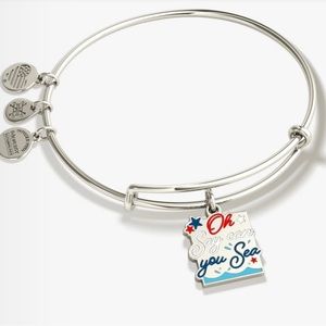 NWT - ALEX + ANI OH SAY CAN YOU SEE  PATRIOTIC CHARM BRACELET